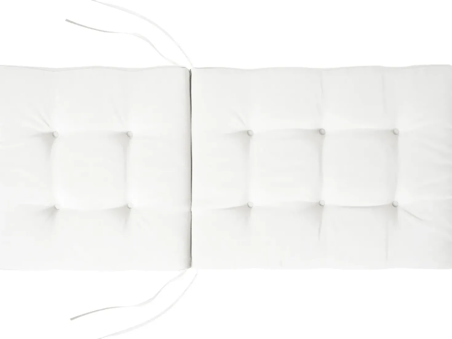 Set di 2 cuscini Schiena/Seduta MAUI PREMIUM Bianco sporco