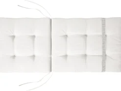 Set di 2 cuscini Schiena/Seduta MAUI PREMIUM Bianco sporco
