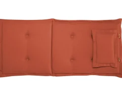 Set di 6 Cuscini Schiena/Seduta JAVA/AMANTEA 50 x 70 cm Rosso scuro