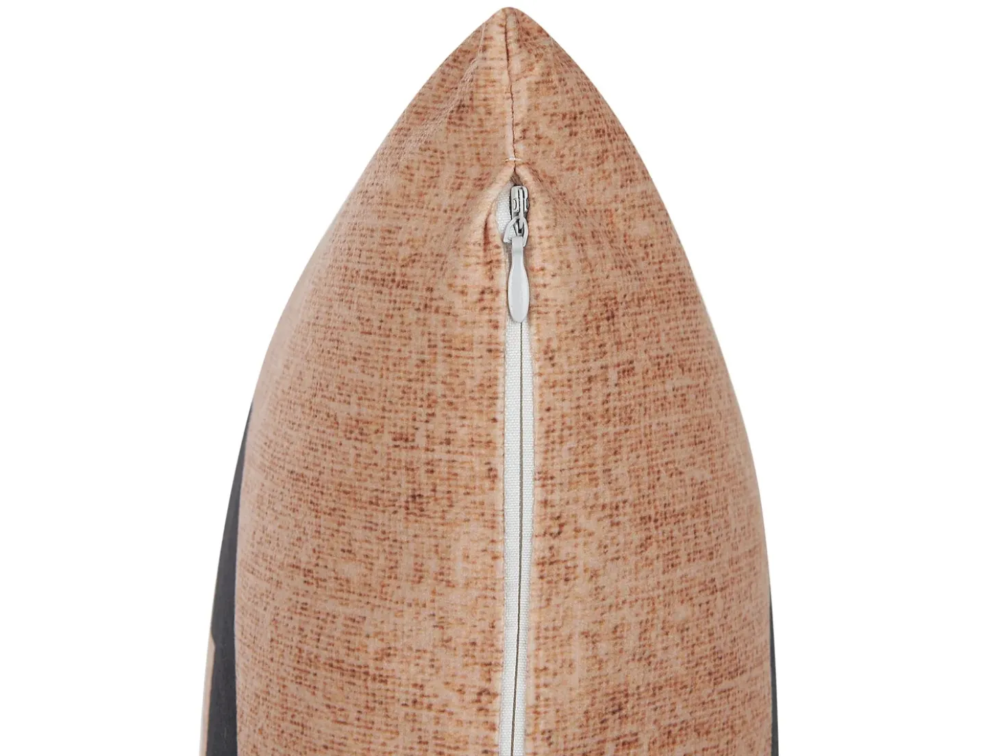 Set di 2 cuscini SEBES Velluto 45 x 45 cm Beige Trama astratta