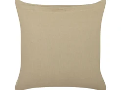 Set di 2 cuscini SENECIO Cotone 45 x 45 cm Beige Trama geometrica