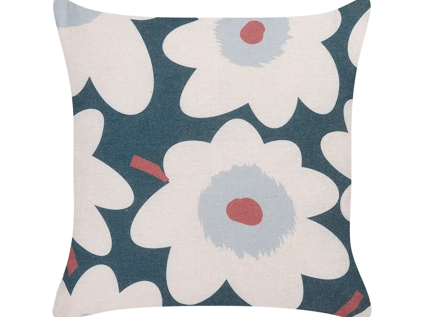 Set di 2 cuscini SESBANIA 45 x 45 cm Multicolore Trama floreale