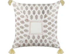 Set di 2 cuscini SETOSA Cotone 45 x 45 cm Multicolore Trama geometrica