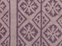Set di 2 cuscini SILYBUM Velluto 45 x 45 cm Rosa Trama geometrica