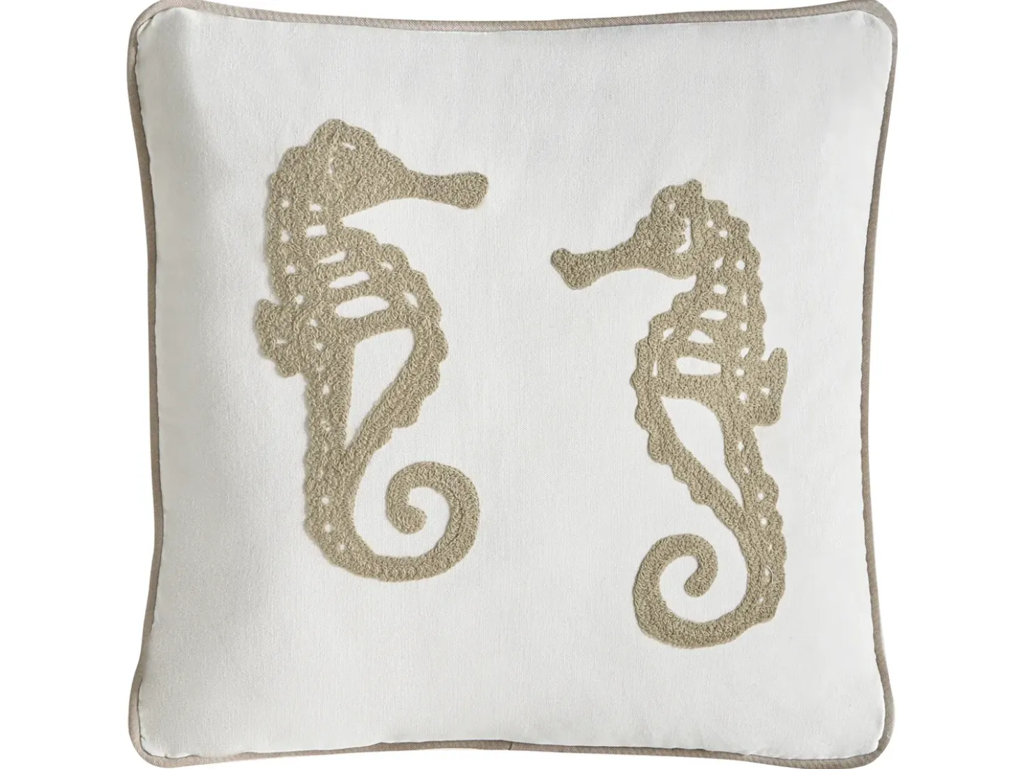 Set di 2 cuscini SINDORA Cotone 45 x 45 cm Bianco Trama animale