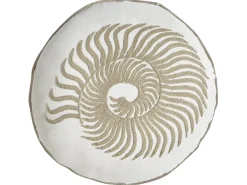 Set di 2 cuscini SINDORA Cotone 45 x 45 cm Bianco Trama animale