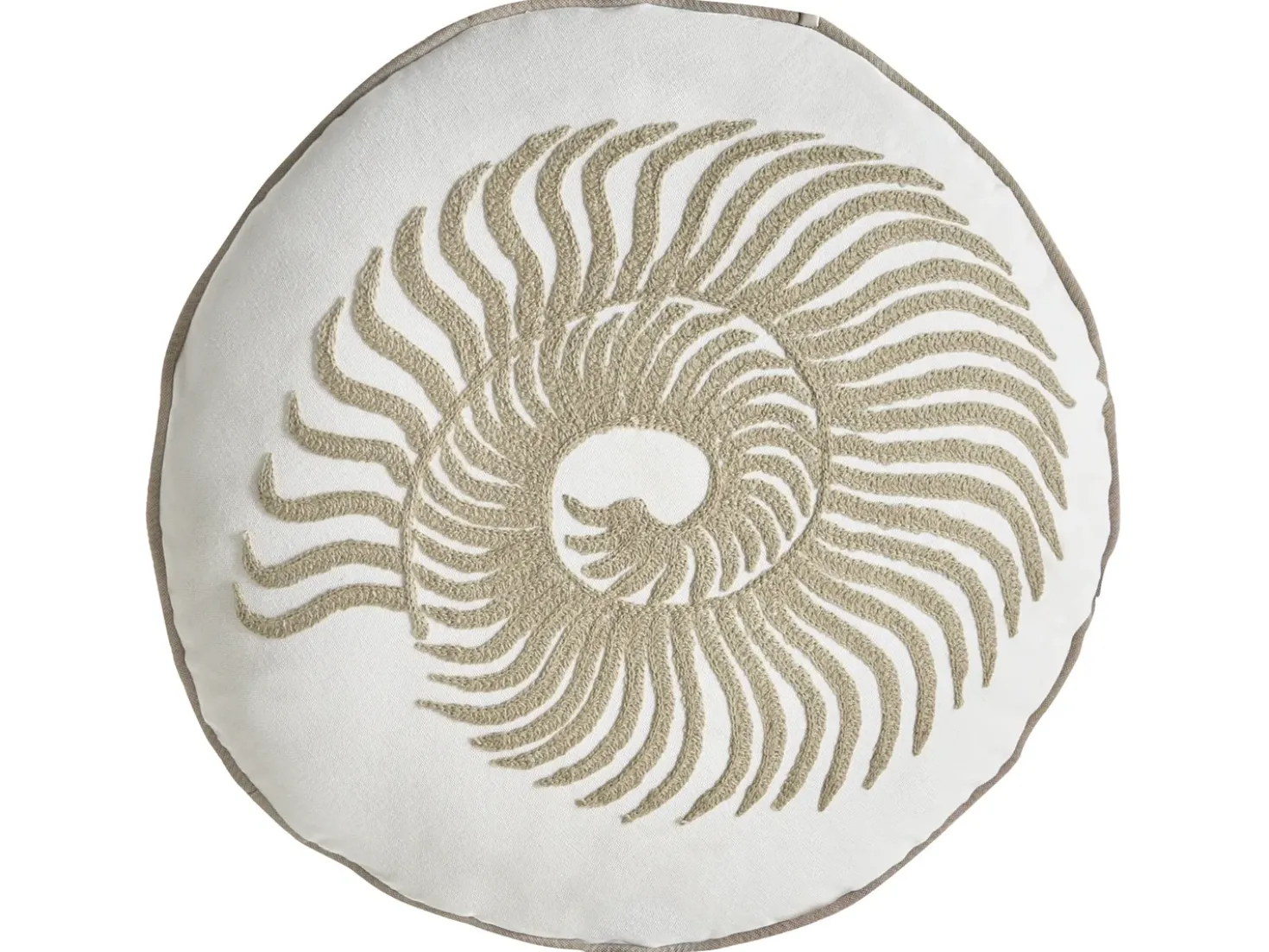 Set di 2 cuscini SINDORA Cotone 45 x 45 cm Bianco Trama animale