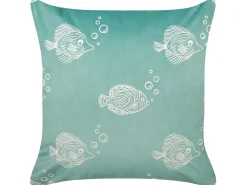 Set di 2 cuscini SOLIDAGO Velluto 45 x 45 cm Verde