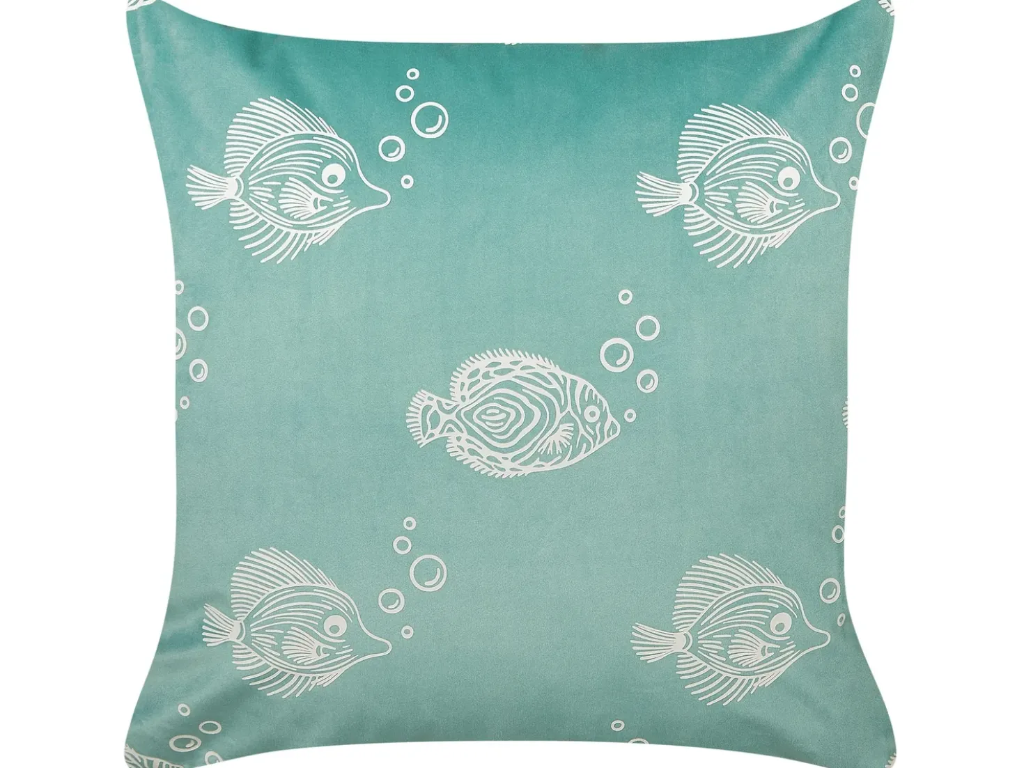 Set di 2 cuscini SOLIDAGO Velluto 45 x 45 cm Verde