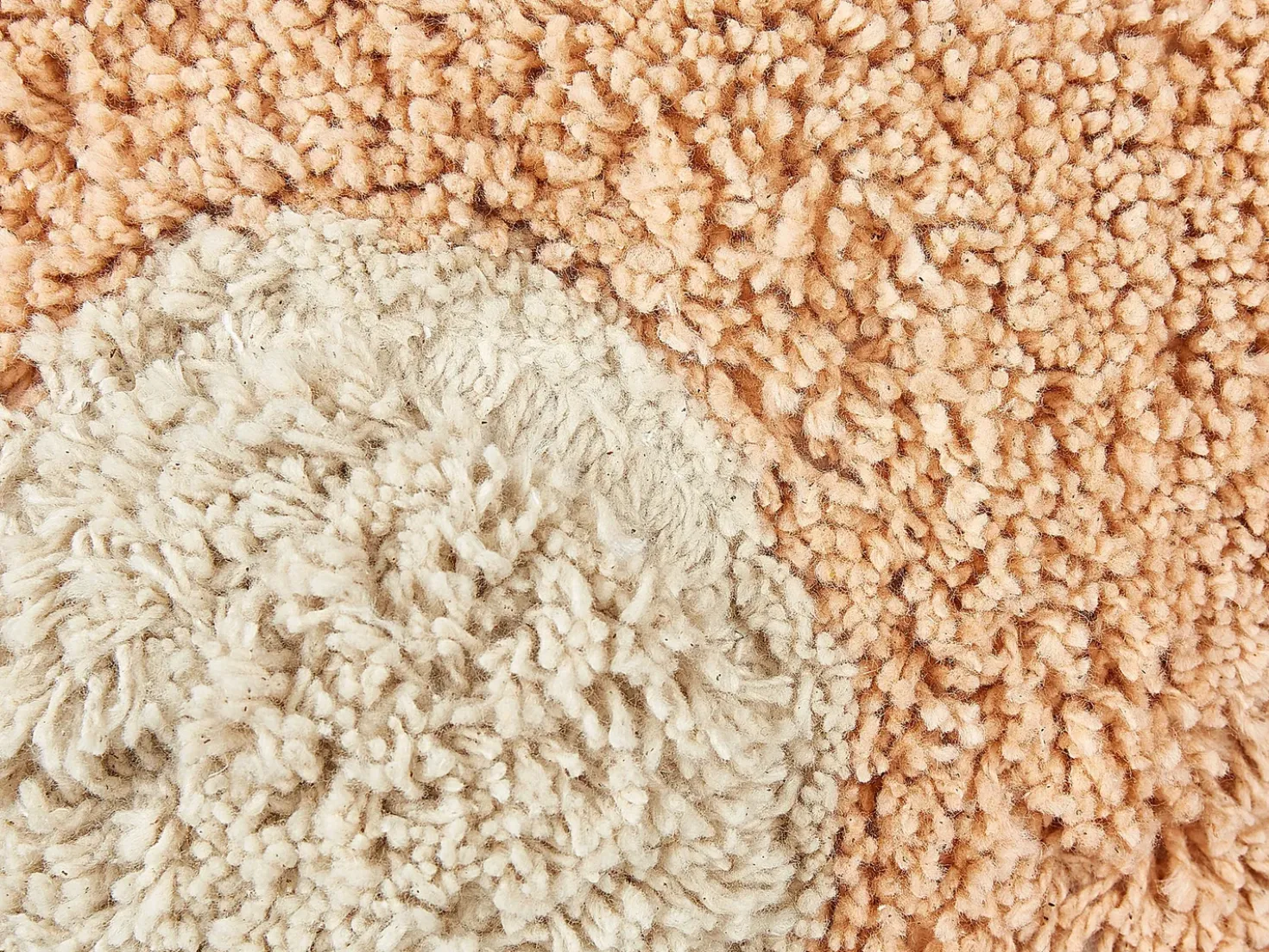 Set di 2 cuscini SORREL Cotone 30 x 30 cm Rosa pesca Fiore