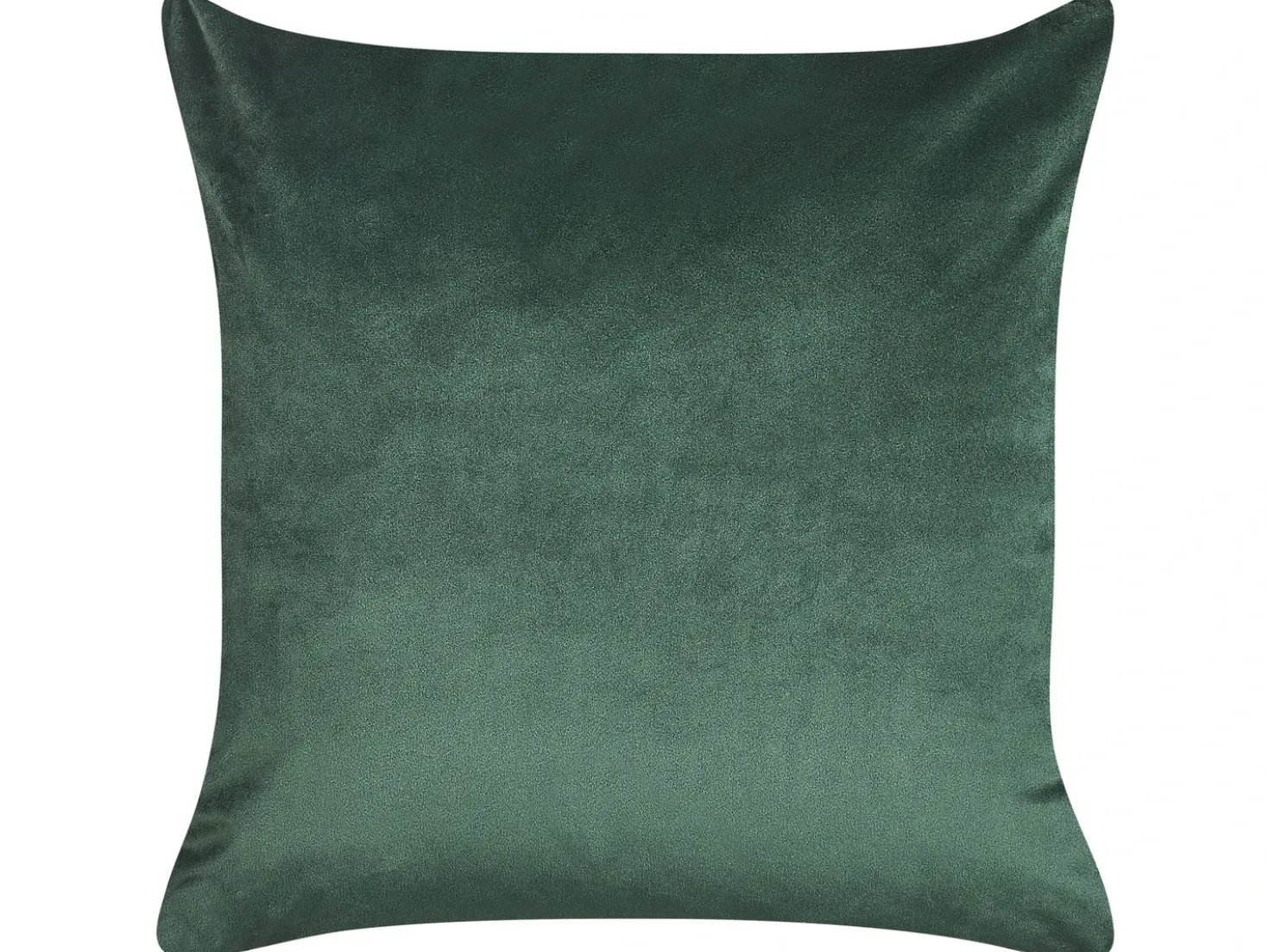 Set di 2 cuscini SUNFLOWER Velluto 45 x 45 cm Verde scuro Trama di piante