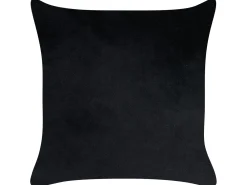 Set di 2 cuscini TALINUM Velluto 45 x 45 cm Nero Trama animale