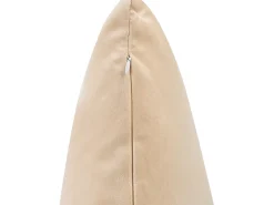 Set di 2 cuscini TALINUM Velluto 45 x 45 cm Beige Trama animale