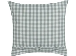 Set di 2 cuscini TALYA 45 x 45 cm Verde menta Trama a scacchi