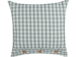 Set di 2 cuscini TALYA 45 x 45 cm Verde menta Trama a scacchi