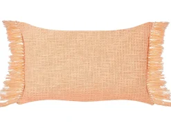 Set di 2 cuscini TANSY Cotone 40 x 60 cm Arancione Tinta unita