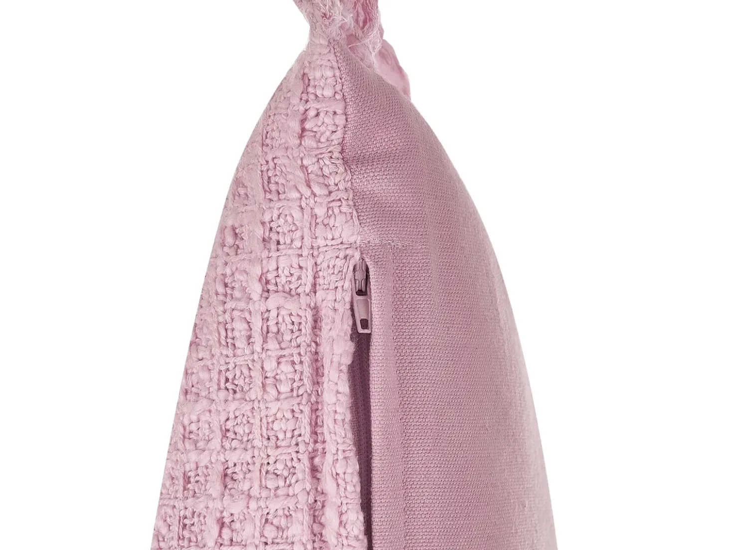 Set di 2 cuscini TANSY Cotone 40 x 60 cm Rosa Tinta unita
