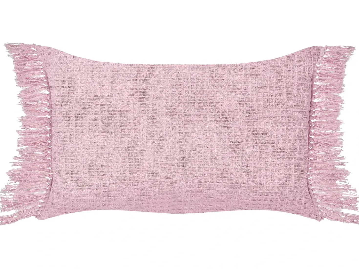 Set di 2 cuscini TANSY Cotone 40 x 60 cm Rosa Tinta unita
