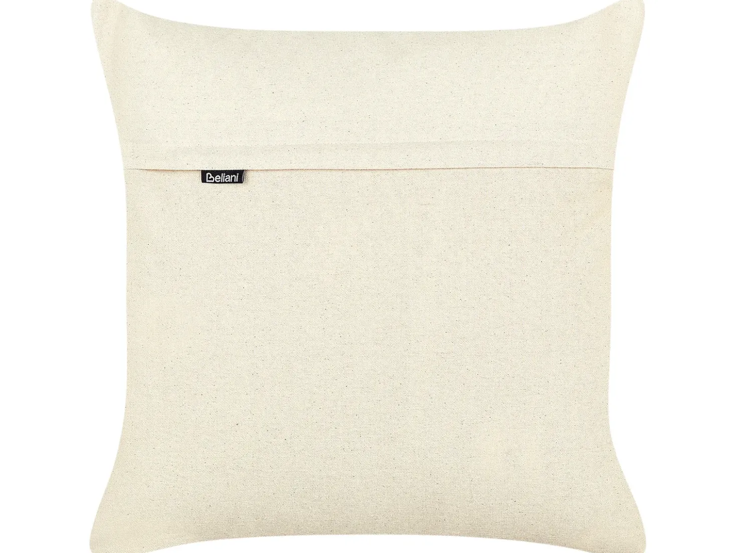 Set di 2 cuscini TATSOI Cotone 45 x 45 cm Beige Trama geometrica