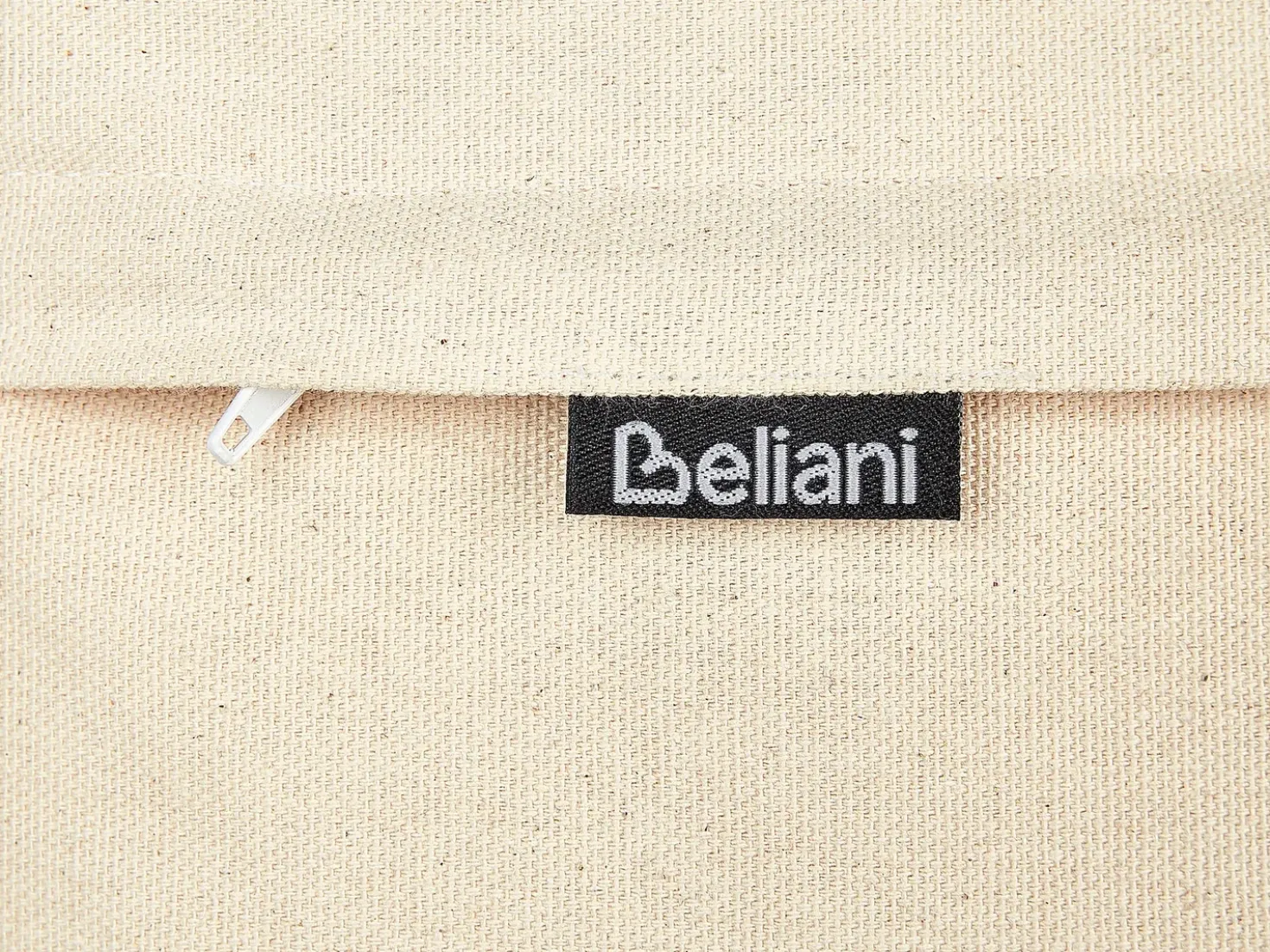 Set di 2 cuscini TATSOI Cotone 45 x 45 cm Beige Trama geometrica