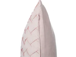 Set di 2 cuscini TITHONIA 45 x 45 cm Rosa Trama Chevron