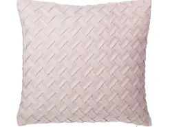 Set di 2 cuscini TITHONIA 45 x 45 cm Rosa Trama Chevron