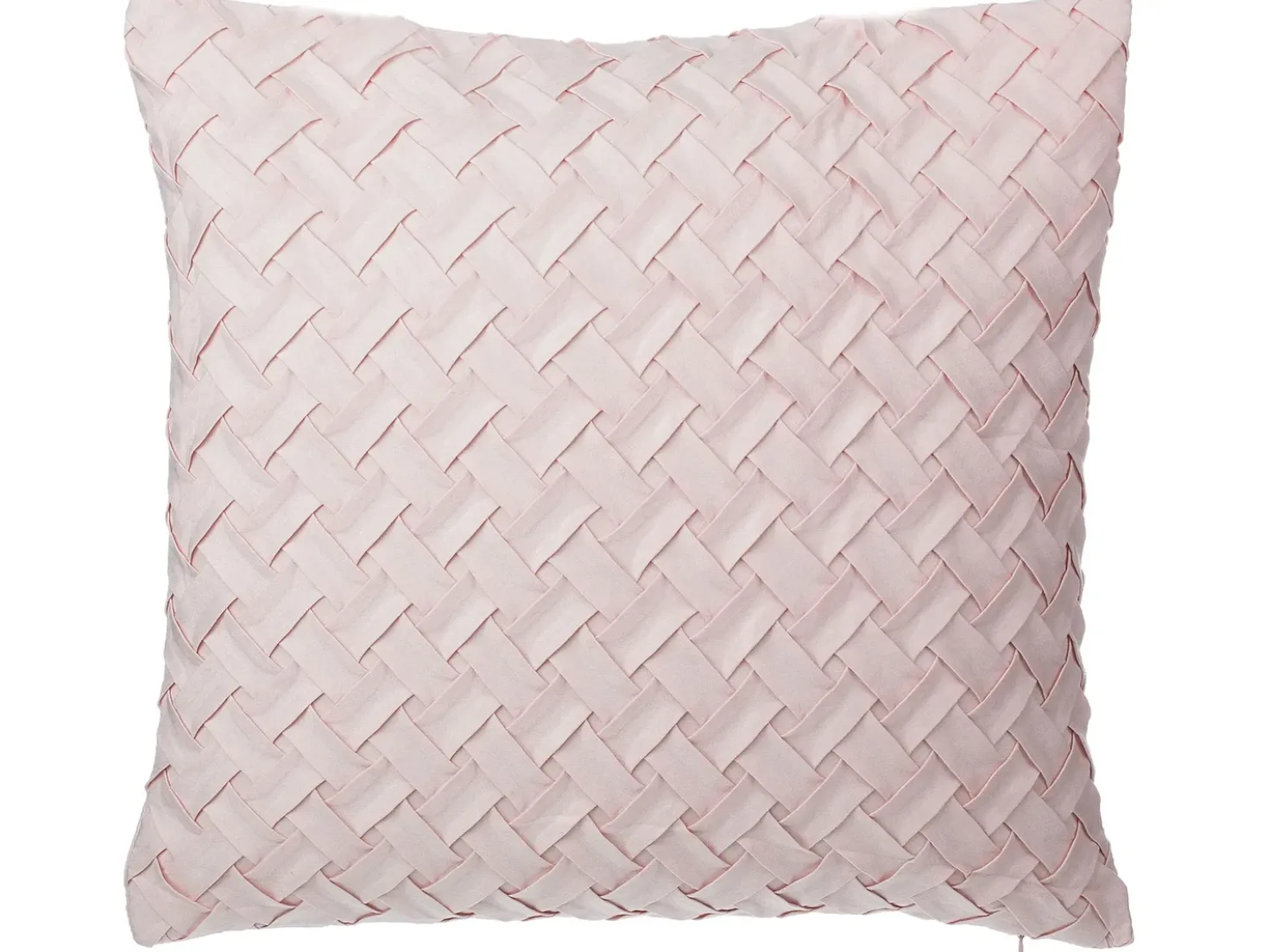 Set di 2 cuscini TITHONIA 45 x 45 cm Rosa Trama Chevron