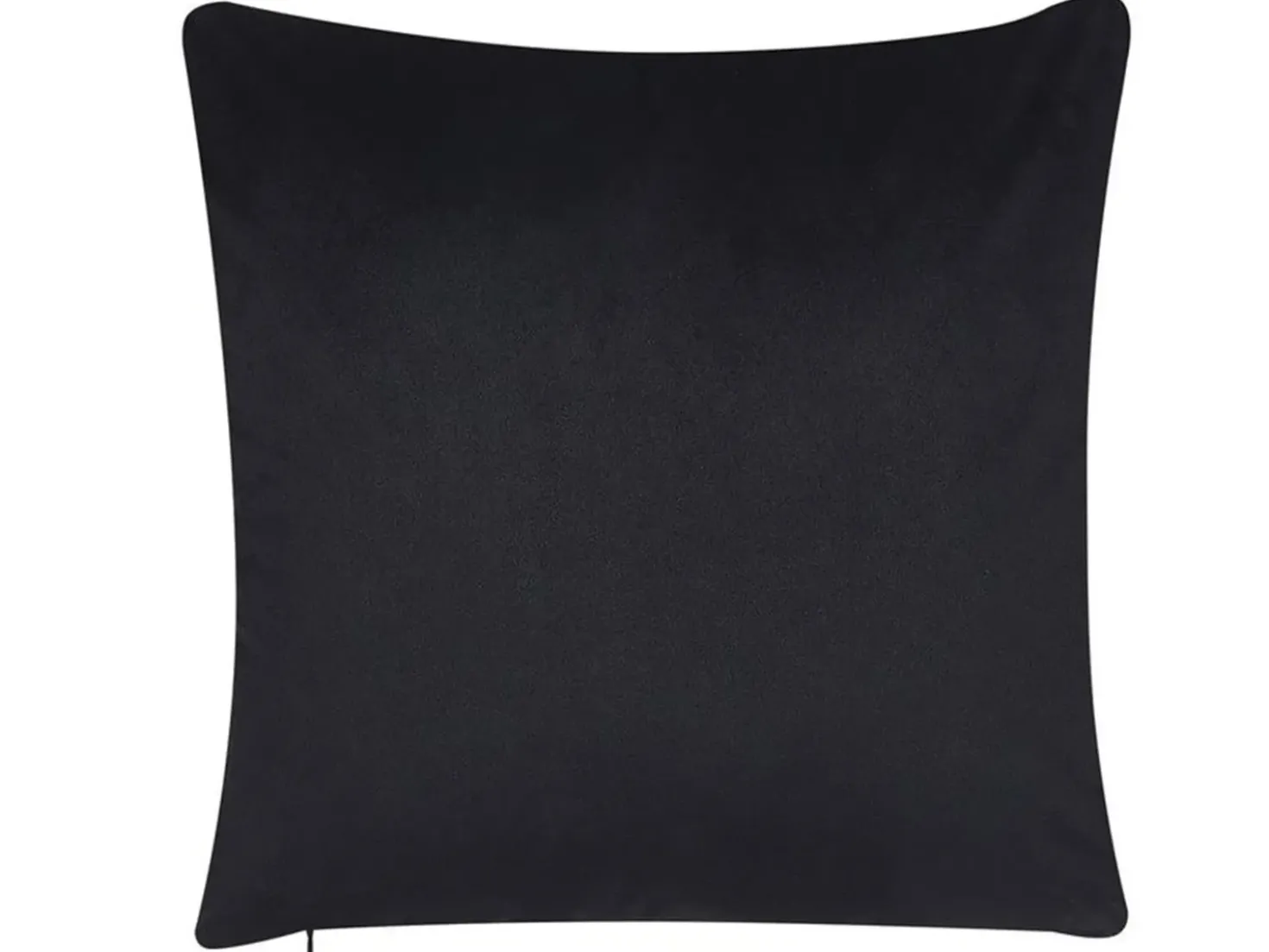 Set di 2 cuscini TOADFLAX Velluto 45 x 45 cm Verde Nero Trama di piante