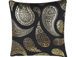 Set di 2 cuscini URSINIA Velluto 45 x 45 cm Oro Trama orientale