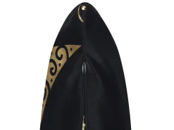 Set di 2 cuscini URSINIA Velluto 45 x 45 cm Oro Trama orientale