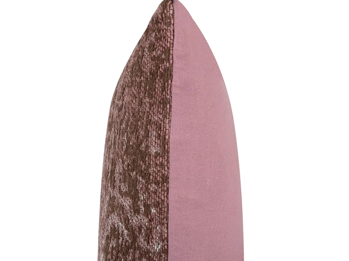 Set di 2 cuscini VAKAYAR Cotone 45 x 45 cm Rosa Trama floreale