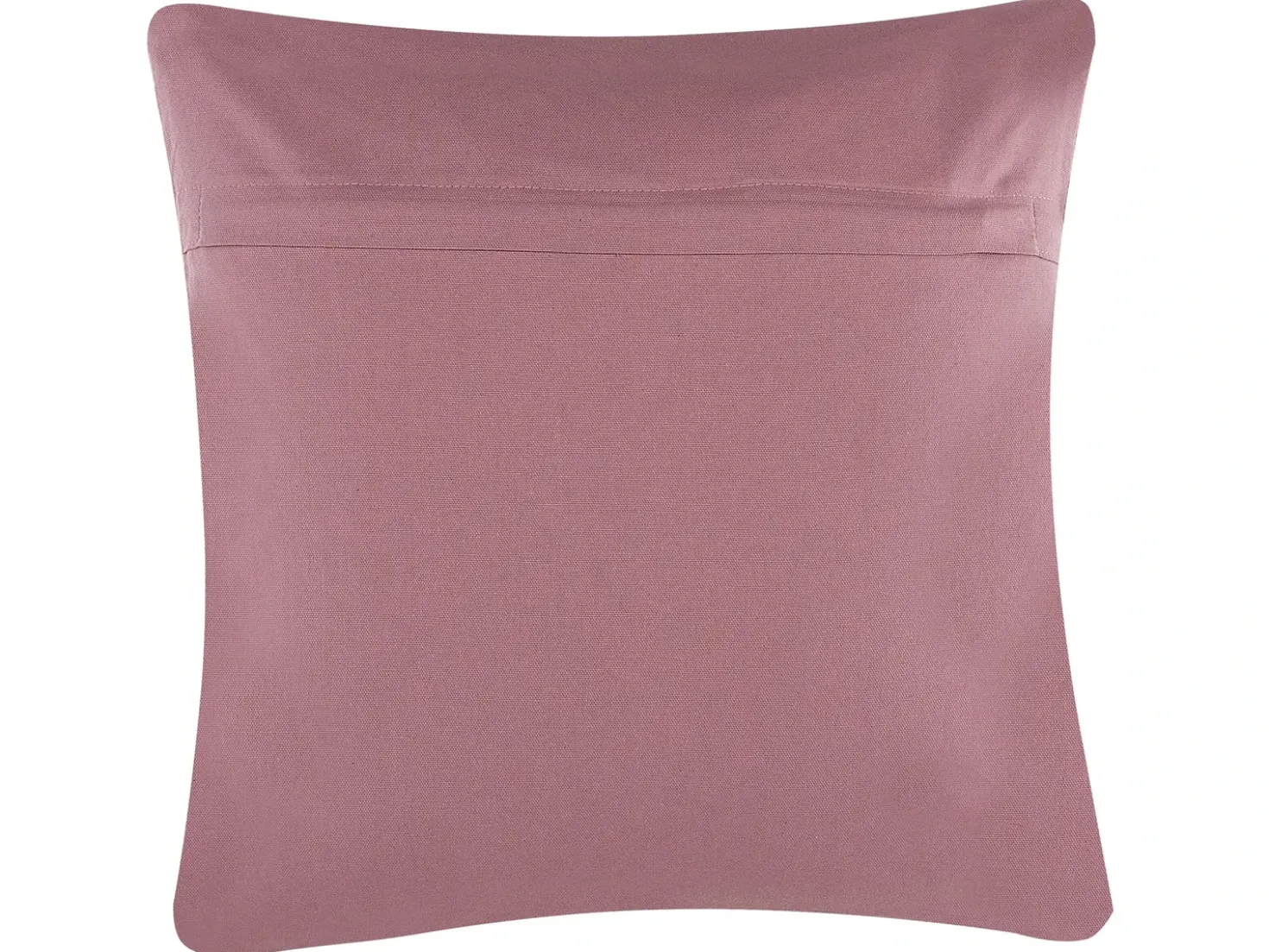 Set di 2 cuscini VAKAYAR Cotone 45 x 45 cm Rosa Trama floreale