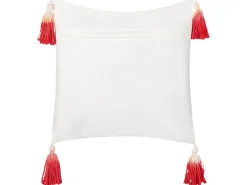 Set di 2 cuscini VALLOTA Cotone 45 x 45 cm Bianco Modello natalizio