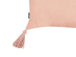 Set di 2 cuscini VALVARIA Cotone 30 x 50 cm Rosa pesca Trama Chevron