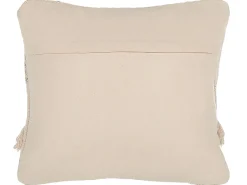 Set di 2 cuscini VAYALI Cotone 45 x 45 cm Beige A strisce