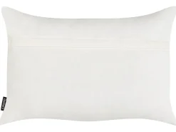 Set di 2 cuscini VELLEIA Cotone 50 x 35 cm Bianco Trama geometrica