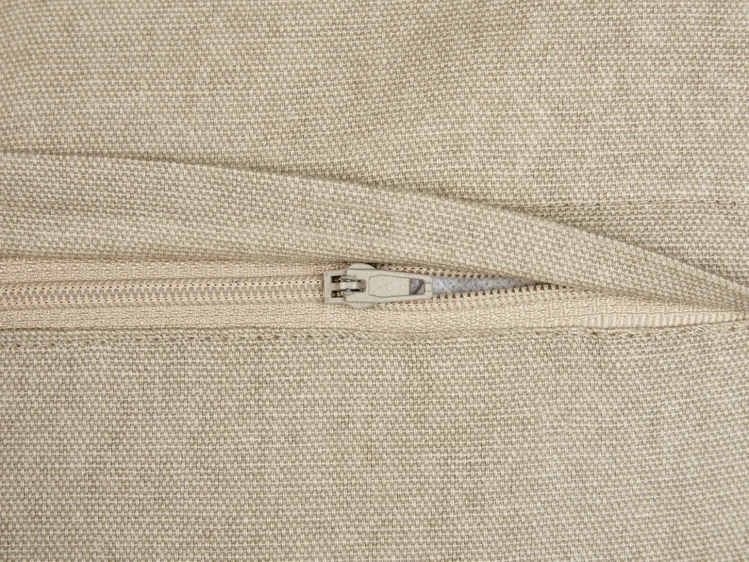 Set di 2 cuscini VELLEIA Cotone 45 x 45 cm Tortora Trama geometrica