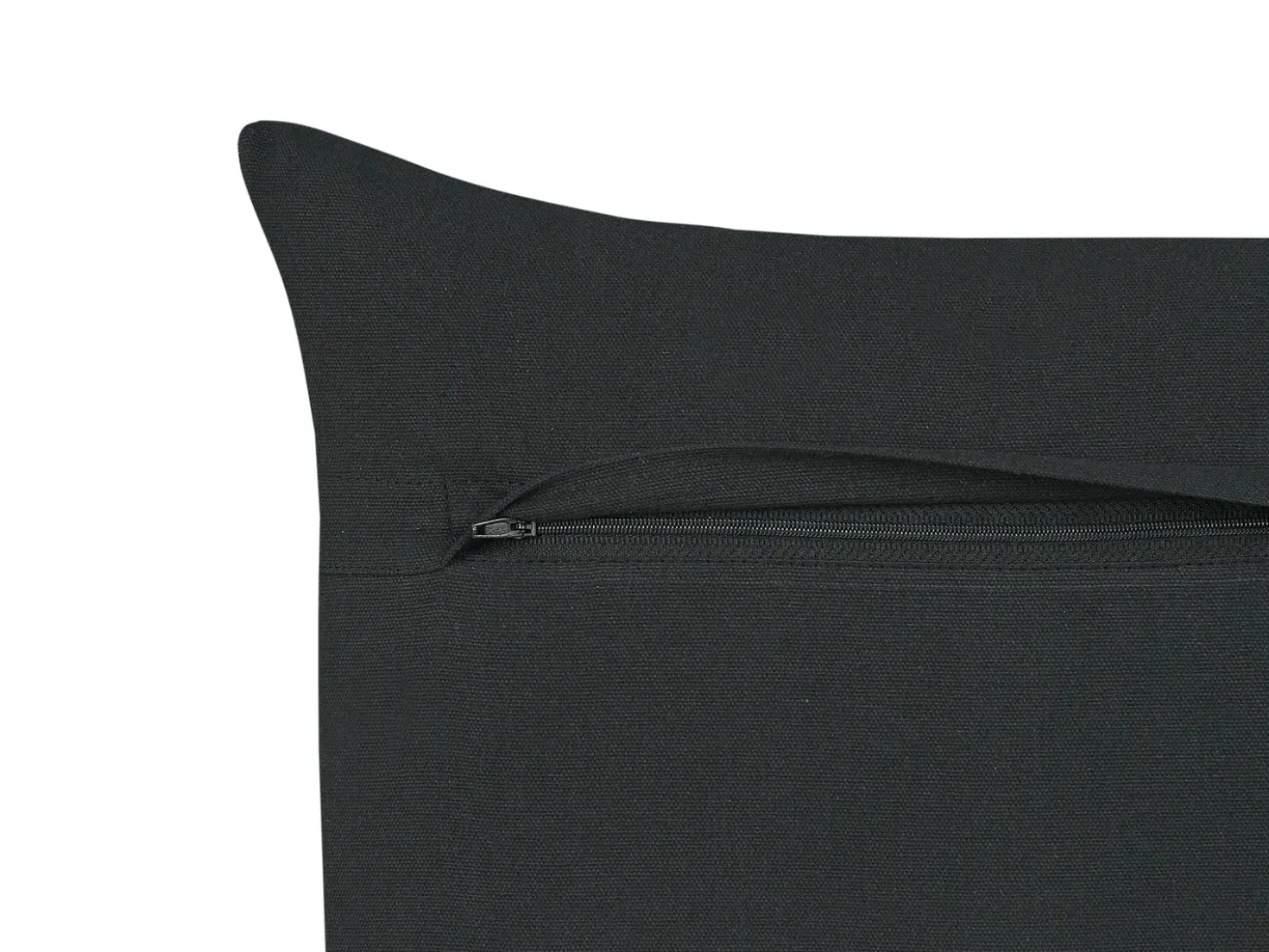 Set di 2 cuscini VELOOR Cotone 30 x 50 cm Grigio scuro Trama orientale