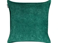 Set di 2 cuscini VERPIS Cotone 50 x 50 cm Verde smeraldo Tinta unita