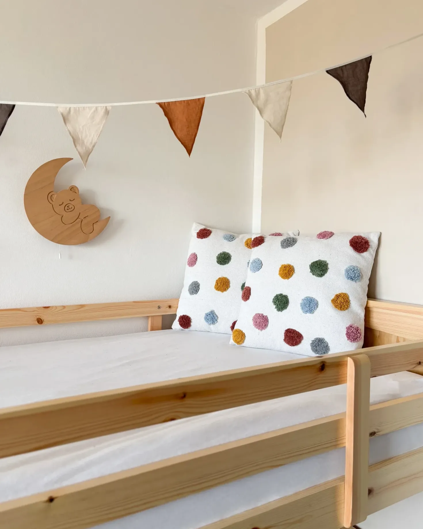 Set di 2 cuscini WALLFLOWER Cotone 45 x 45 cm Bianco