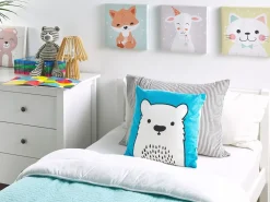 Set di 2 cuscini WARANASI Cotone 45 x 45 cm Blu