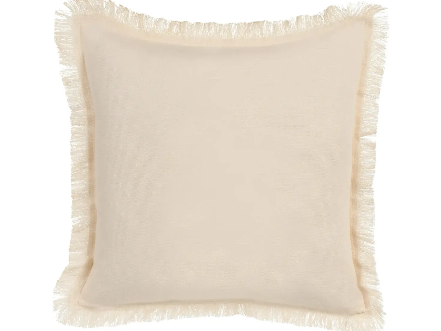 Set di 2 cuscini WATTLE 60 x 60 cm Beige chiaro Trama animale