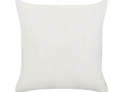 Set di 2 cuscini WOODI Cotone 45 x 45 cm Giallo Bianco Trama geometrica
