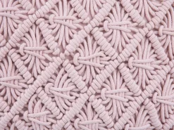 Set di 2 cuscini YANIKLAR Cotone 40 x 40 cm Rosa Trama geometrica