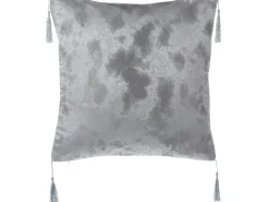 Set di 2 cuscini YARINA 45 x 45 cm Grigio Trama geometrica