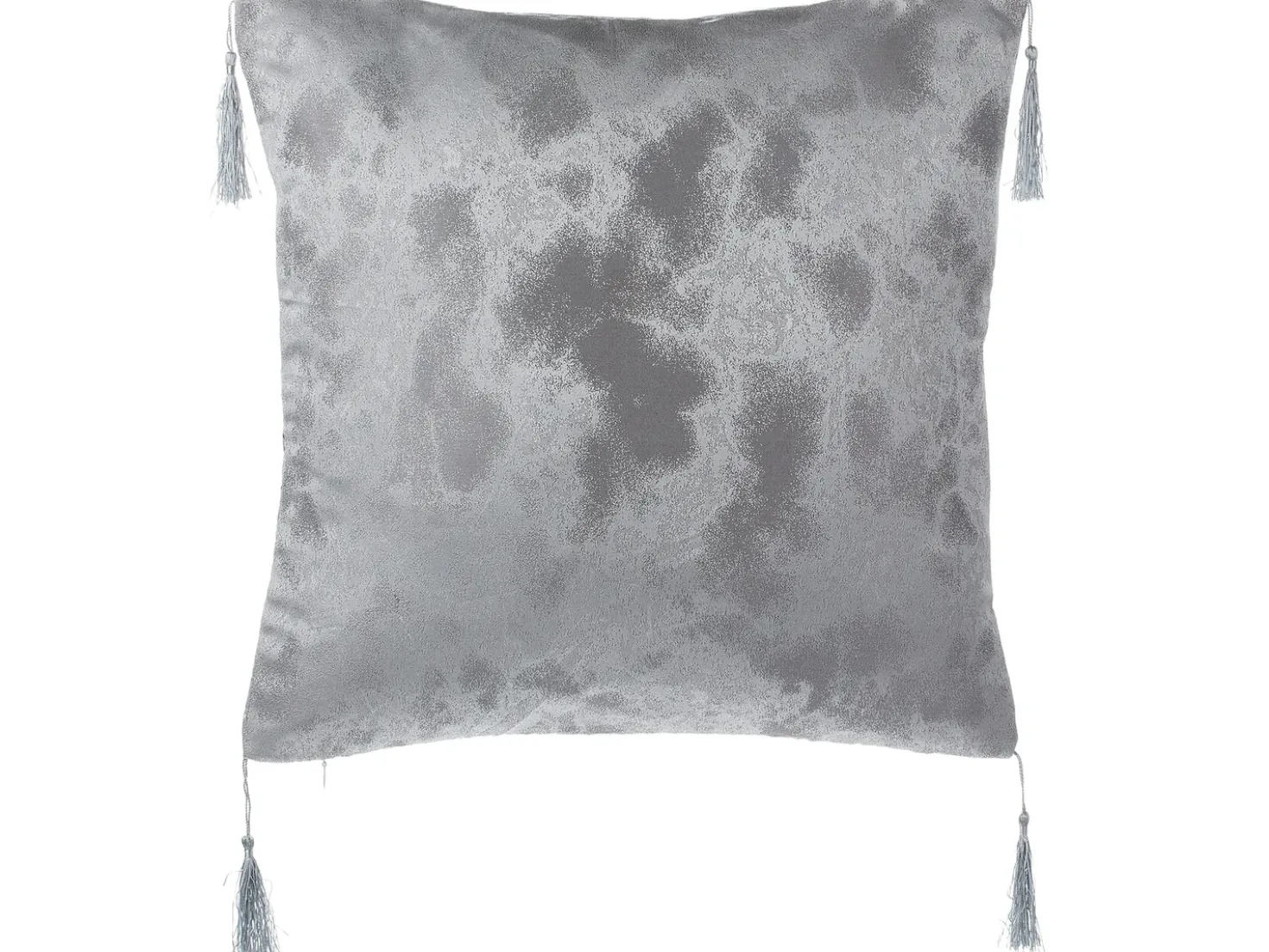 Set di 2 cuscini YARINA 45 x 45 cm Grigio Trama geometrica