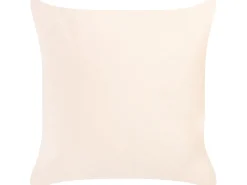 Set di 2 cuscini YARROW Velluto 45 x 45 cm Beige Trama geometrica