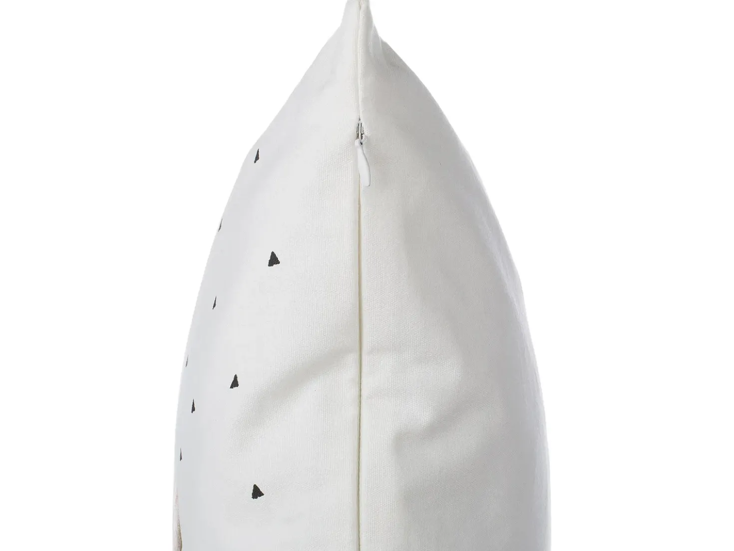 Set di 2 cuscini YASMIN Cotone 45 x 45 cm Bianco Oro Nero Trama di piante