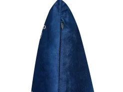 Set di 2 cuscini YUZURI Velluto 45 x 45 cm Blu marino Trama animale