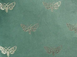 Set di 2 cuscini YUZURI Velluto 45 x 45 cm Verde smeraldo Trama animale